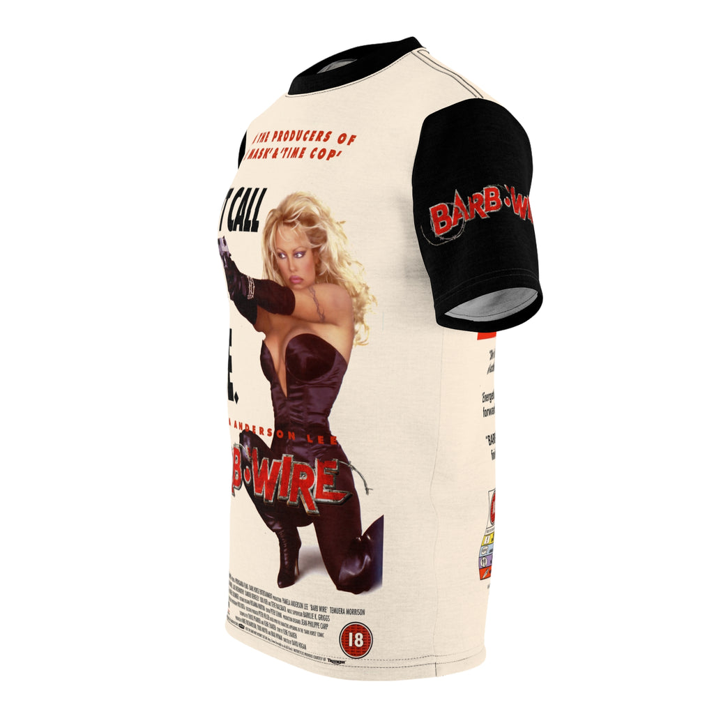 Barb Wire 1996 Movie T-Shirt Pamela Anderson Vintage Style Tee