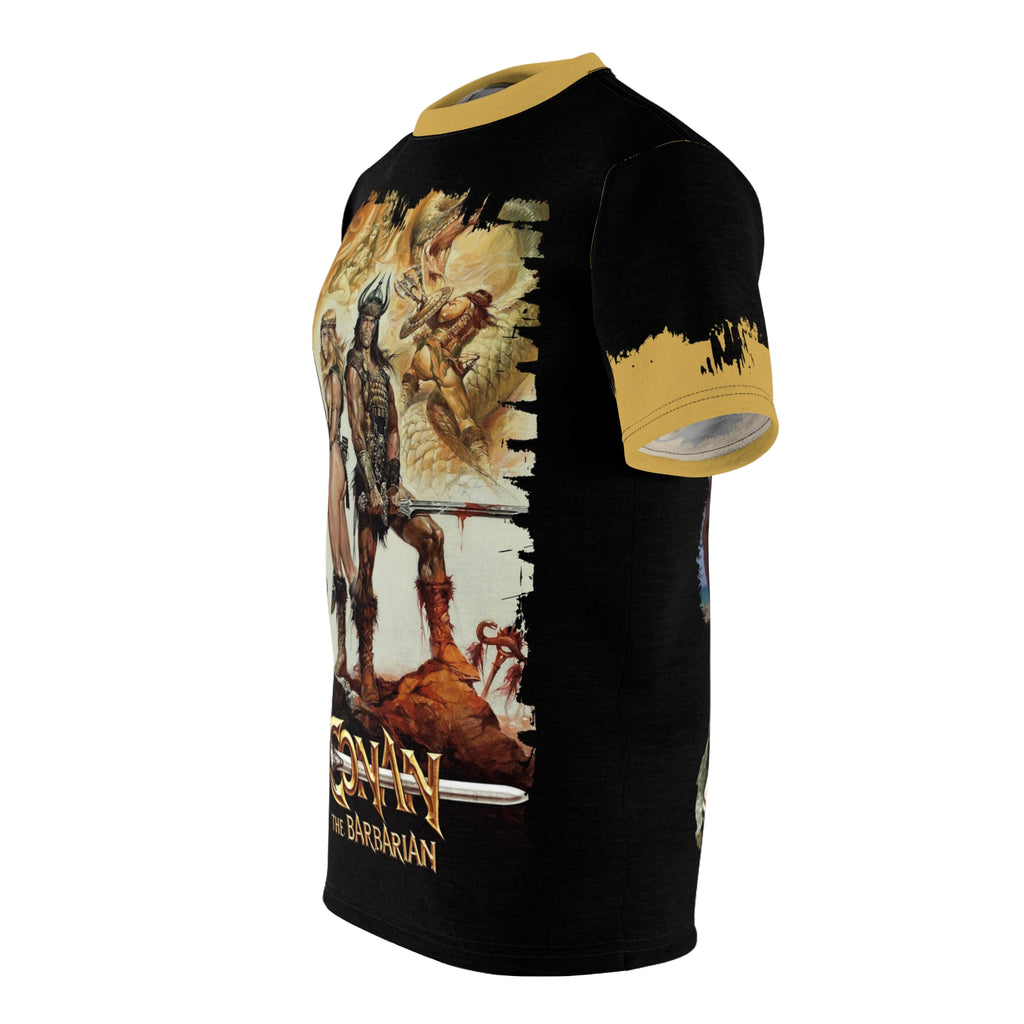 Conan the Barbarian 1982 Movie T-Shirt Arnold Schwarzenegger Vintage Style Tee