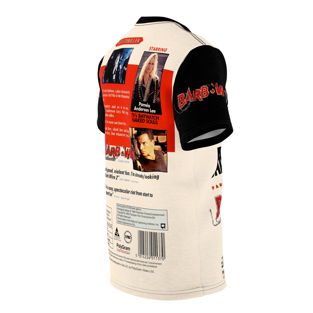 Barb Wire 1996 Movie T-Shirt Pamela Anderson Vintage Style Tee