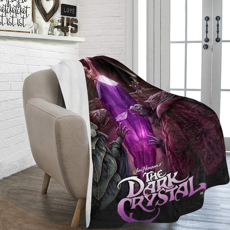 The Dark Crystal 1982 Blanket Vintage Style & Thra-Inspired Comfort