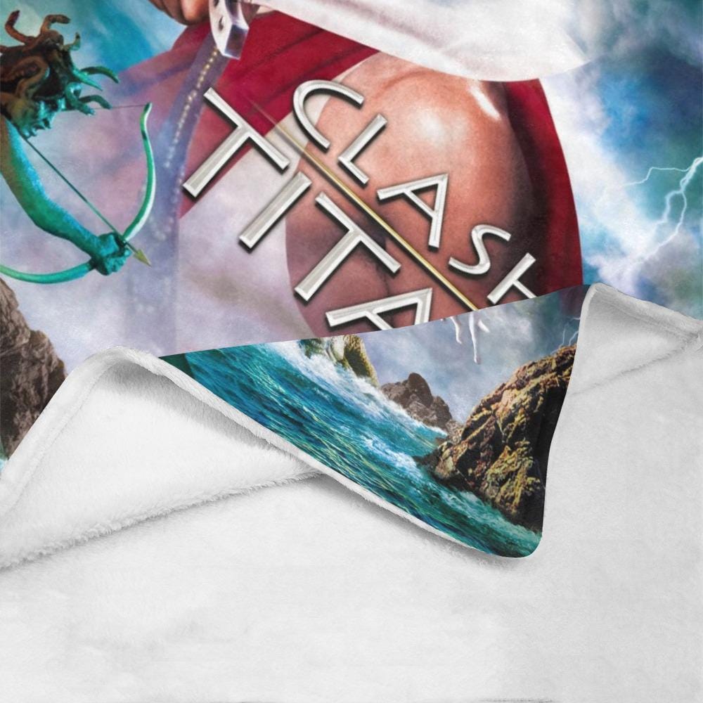 Clash of the Titans 1981 Film Blanket Vintage Style & Mythic Comfort