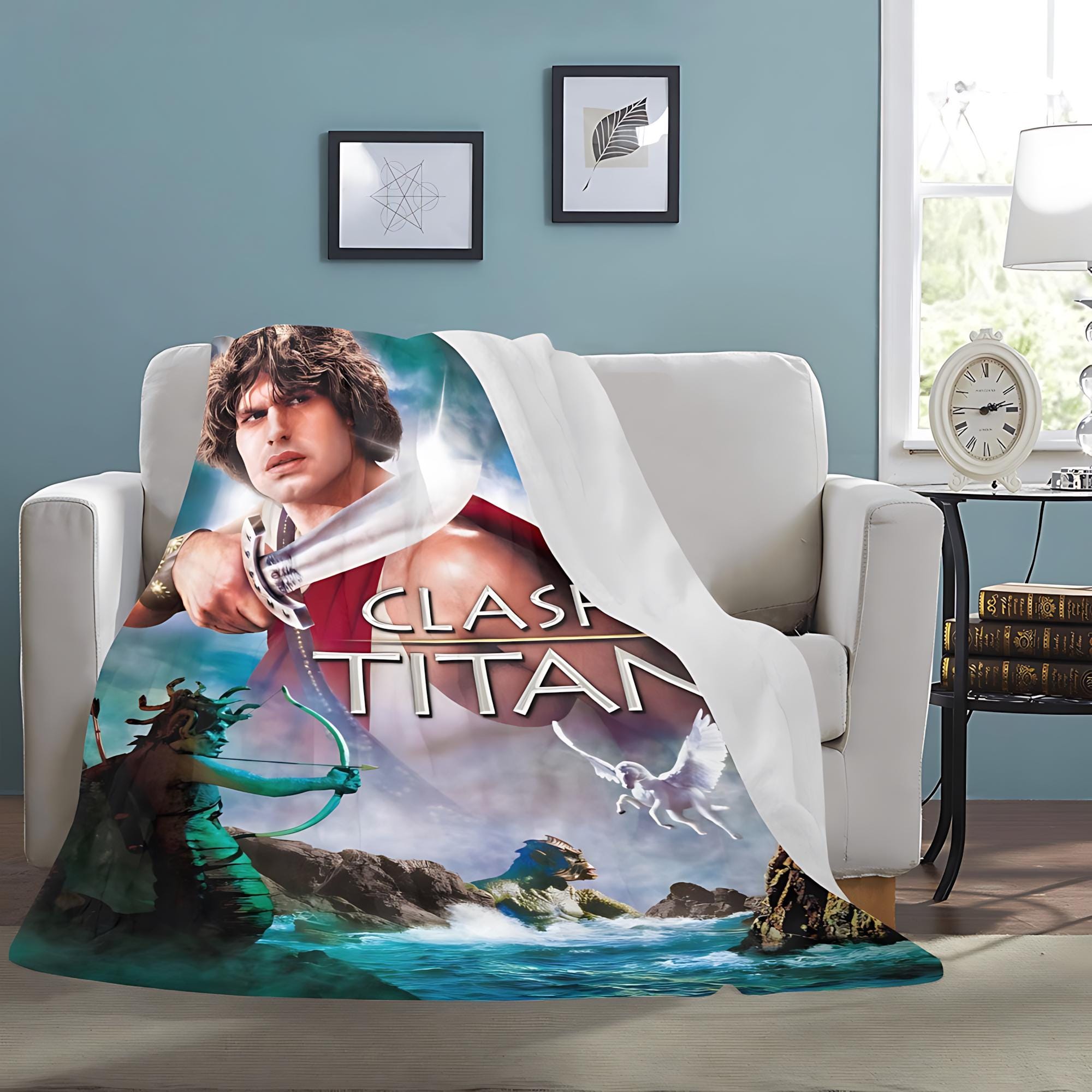 Clash of the Titans 1981 Film Blanket Vintage Style & Mythic Comfort