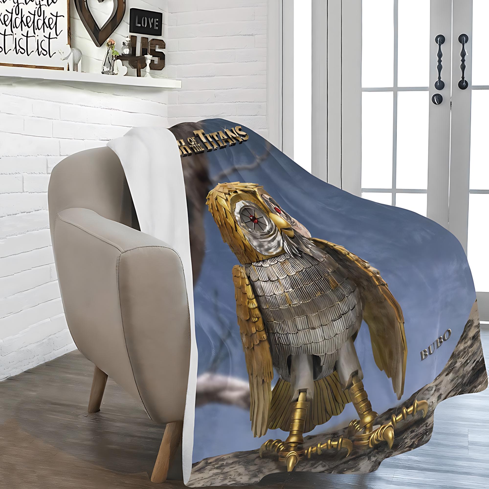 BUBO Clash of the Titans Film Vintage Style Ultra-Soft Micro Fleece Blanket