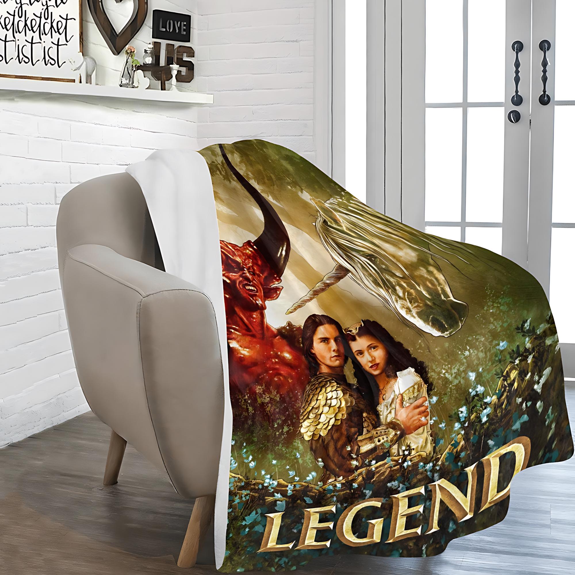 Legend 1985 Film Vintage Style Ultra-Soft Micro Fleece Blanket