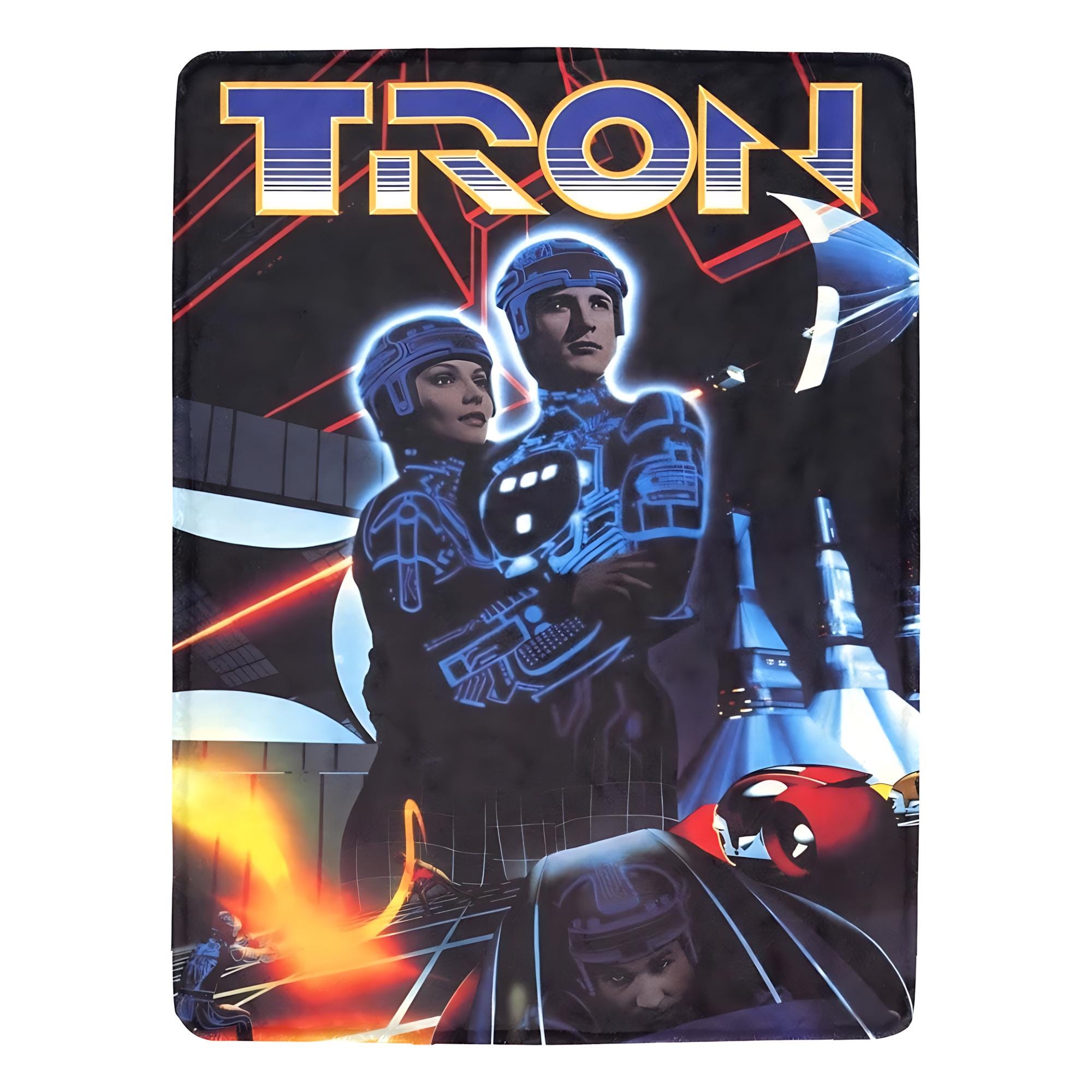 Tron 1982 Film Vintage Style Ultra-Soft Micro Fleece Blanket