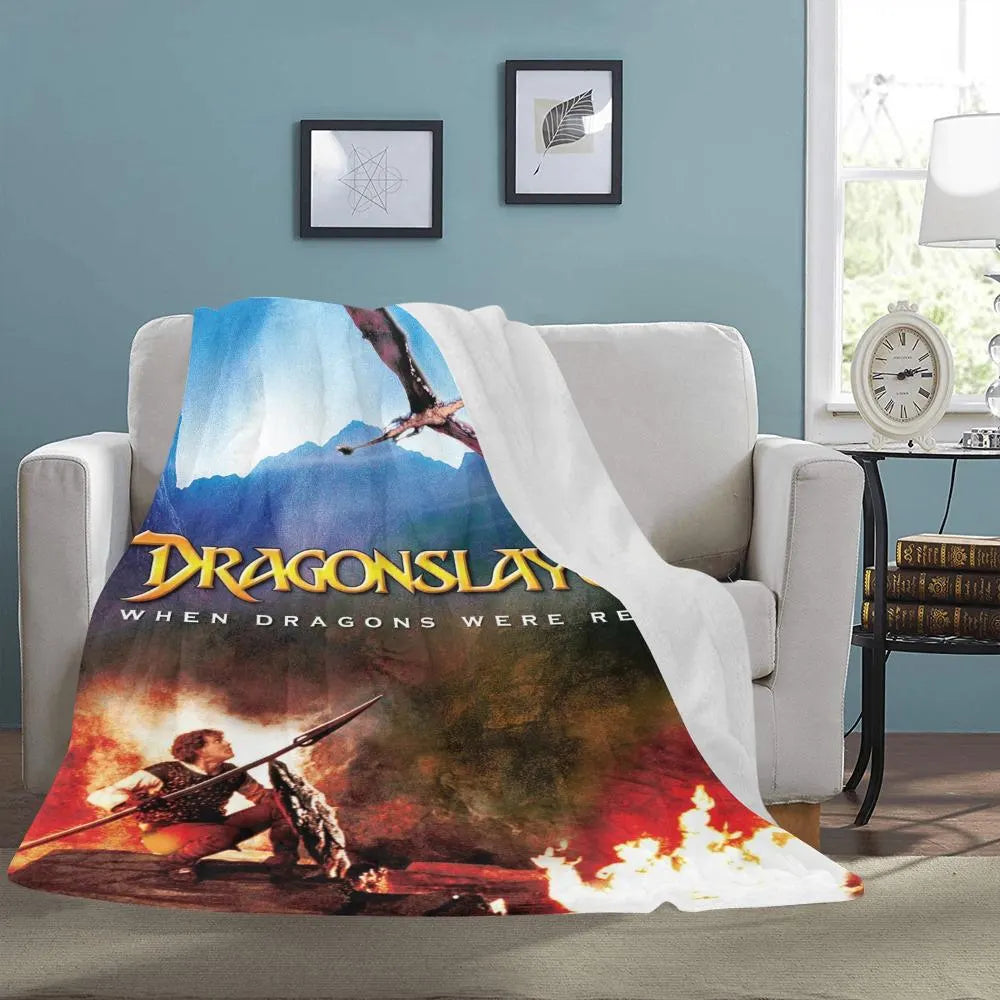 Dragonslayer 1981 Blanket Vintage Style & Vermithrax Pejorative Comfort
