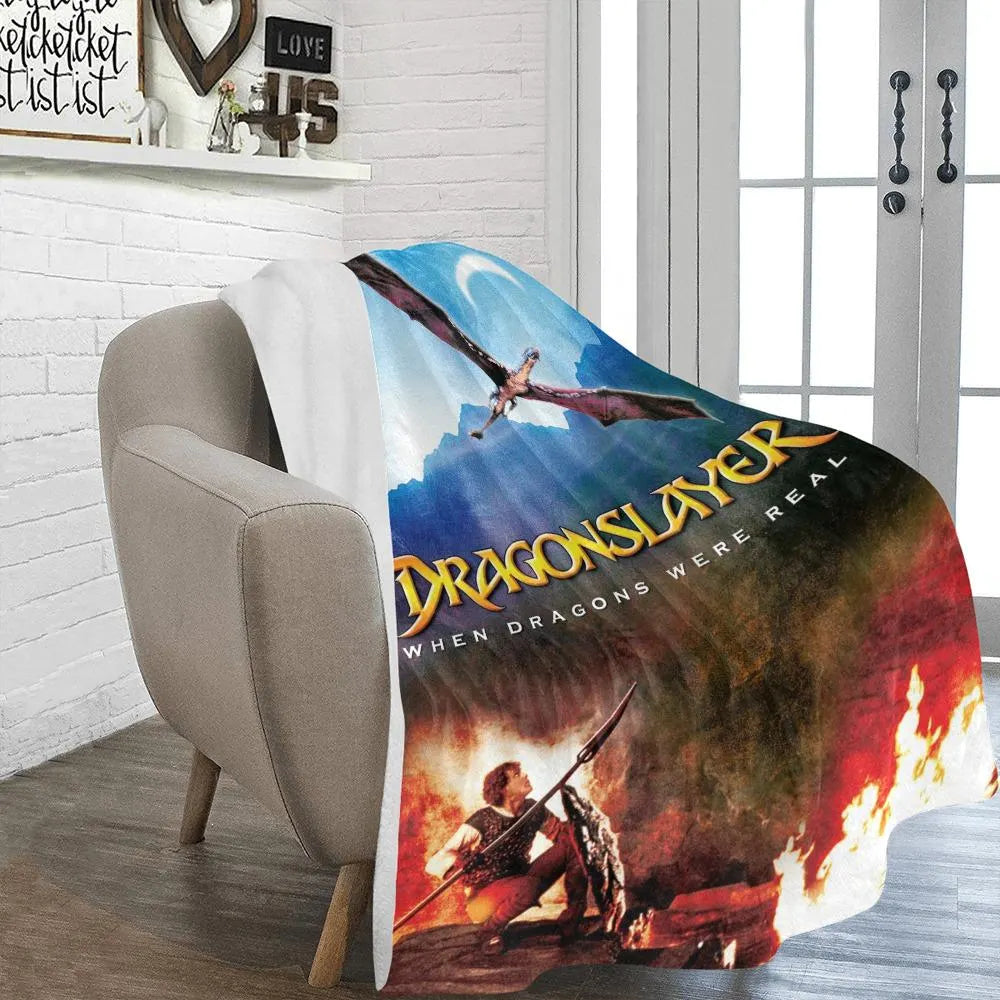Dragonslayer 1981 Blanket Vintage Style & Vermithrax Pejorative Comfort