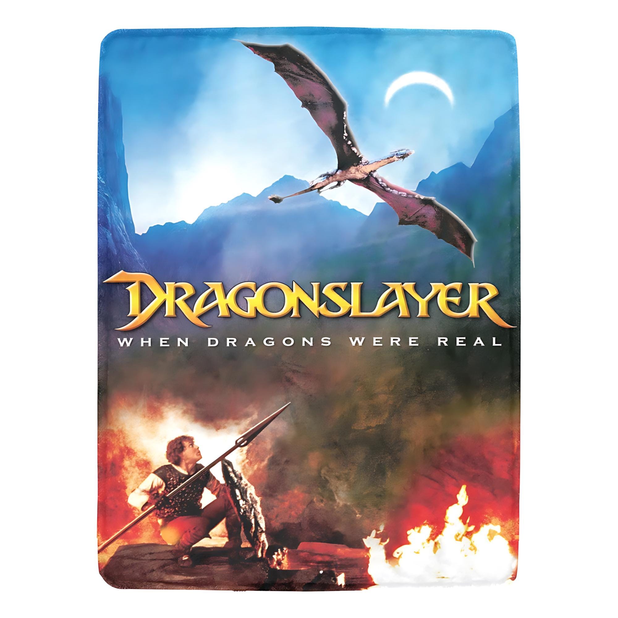 Dragonslayer 1981 Blanket Vintage Style & Vermithrax Pejorative Comfort