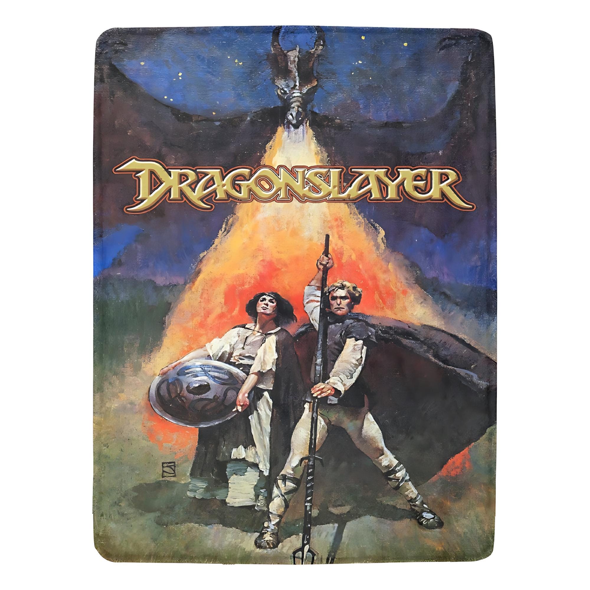 Dragonslayer 1981 Blanket Vintage Style & Vermithrax Pejorative Comfort