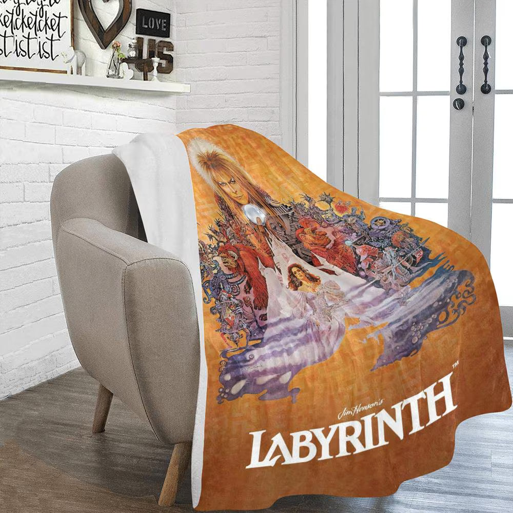 Labyrinth 1986 Film Vintage Style Ultra-Soft Micro Fleece Blanket