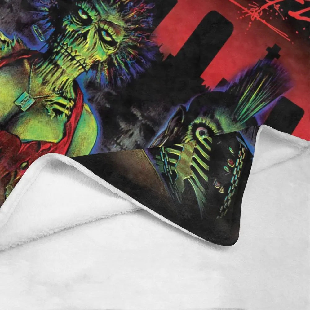 Return of the Living Dead 1985 Film Vintage Style Ultra-Soft Micro Fleece Blanket
