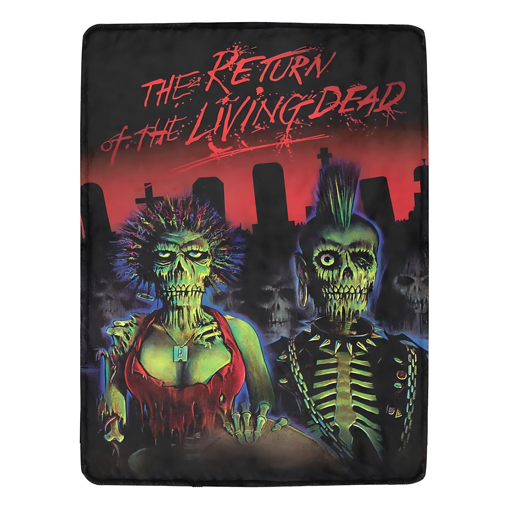 Return of the Living Dead 1985 Film Vintage Style Ultra-Soft Micro Fleece Blanket