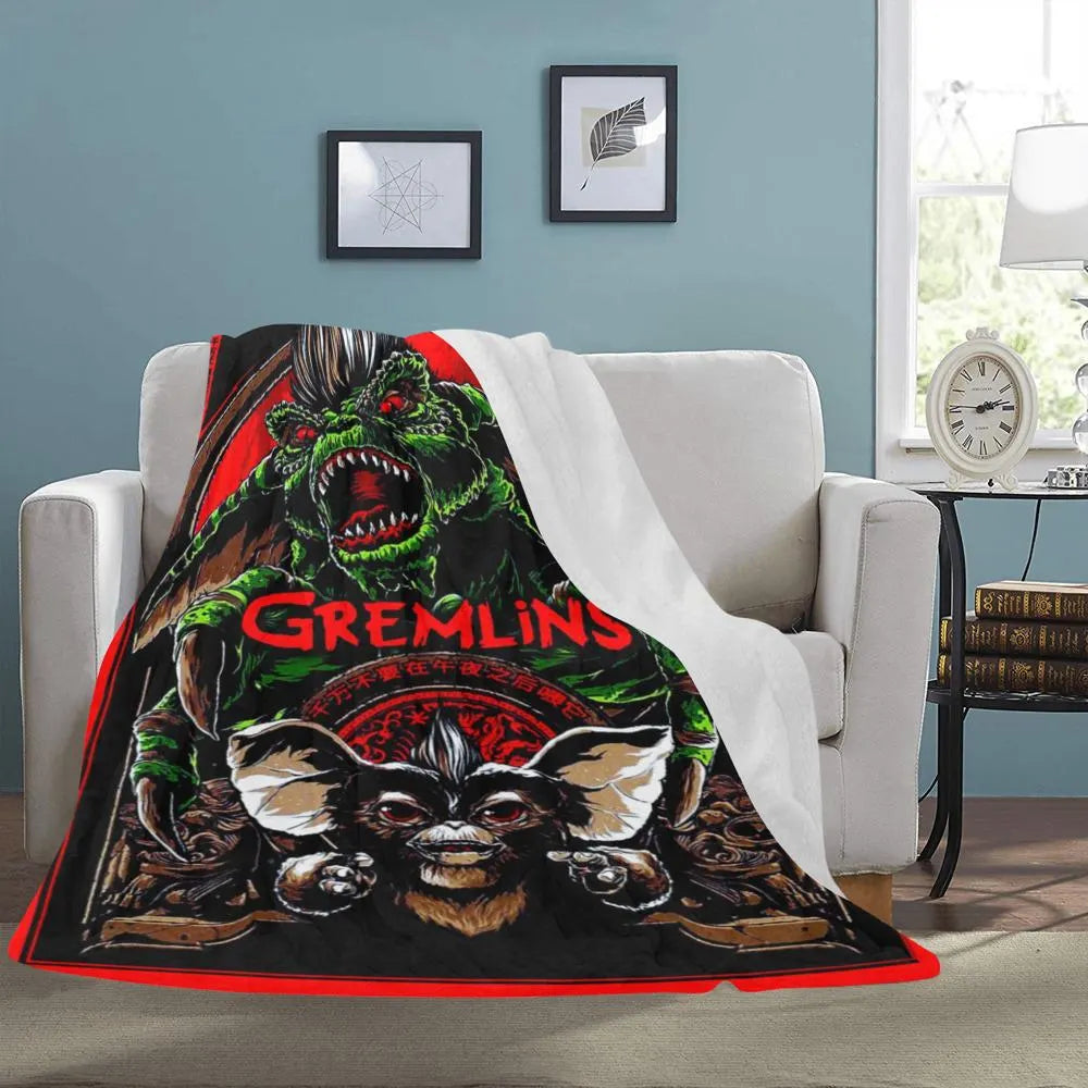 Gremlins 1984 Film Vintage Style Ultra-Soft Micro Fleece Blanket