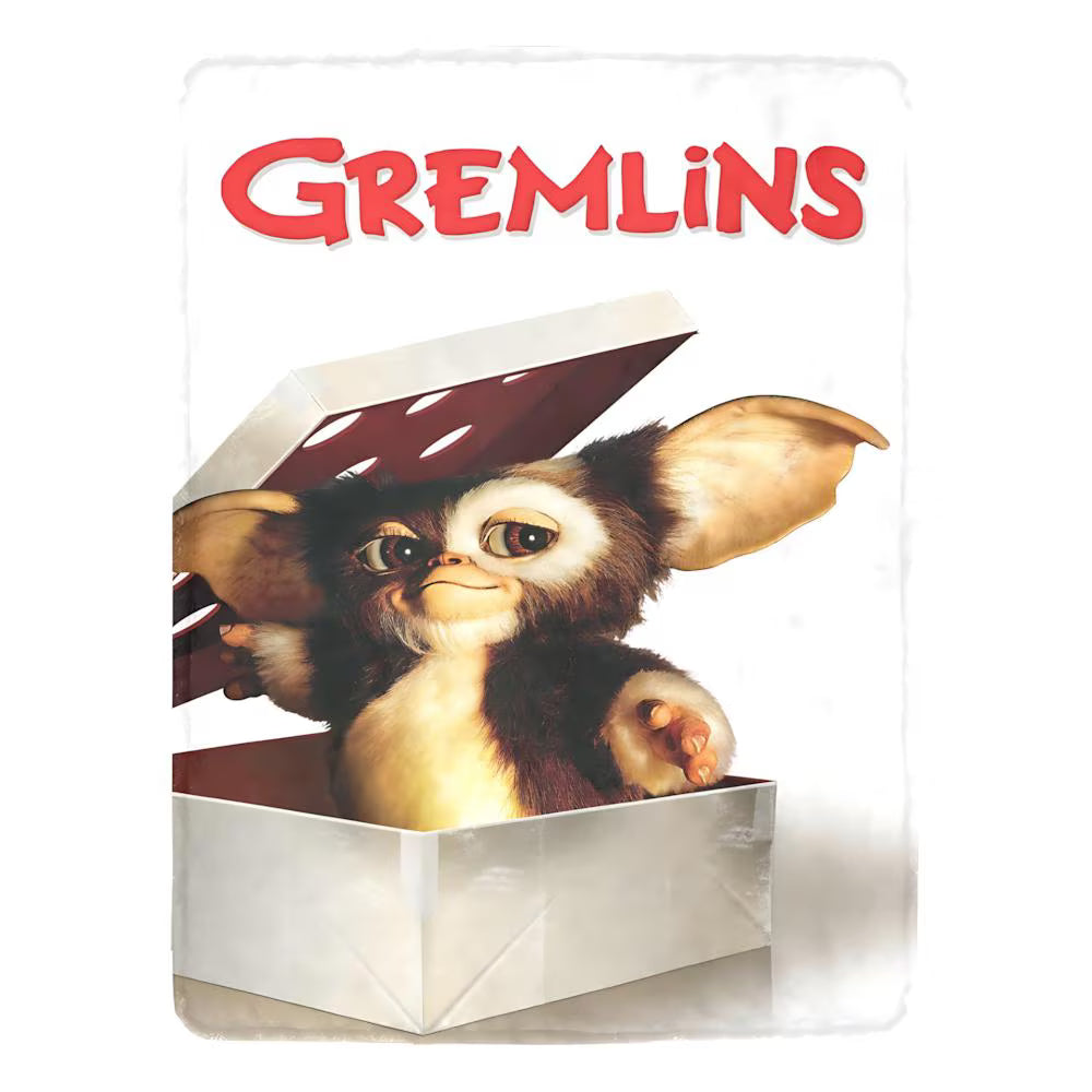 Gremlins Gizmo Blanket Vintage Style & Mogwai Comfort