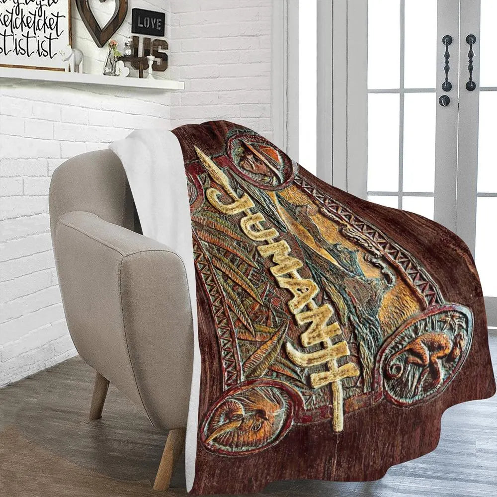 Jumanji Board Game Blanket Vintage 90s Style & Jungle Comfort