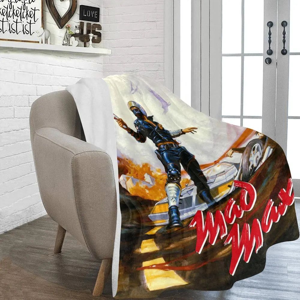 Mad Max 1979 Blanket Vintage Style & Wasteland Warrior Comfort