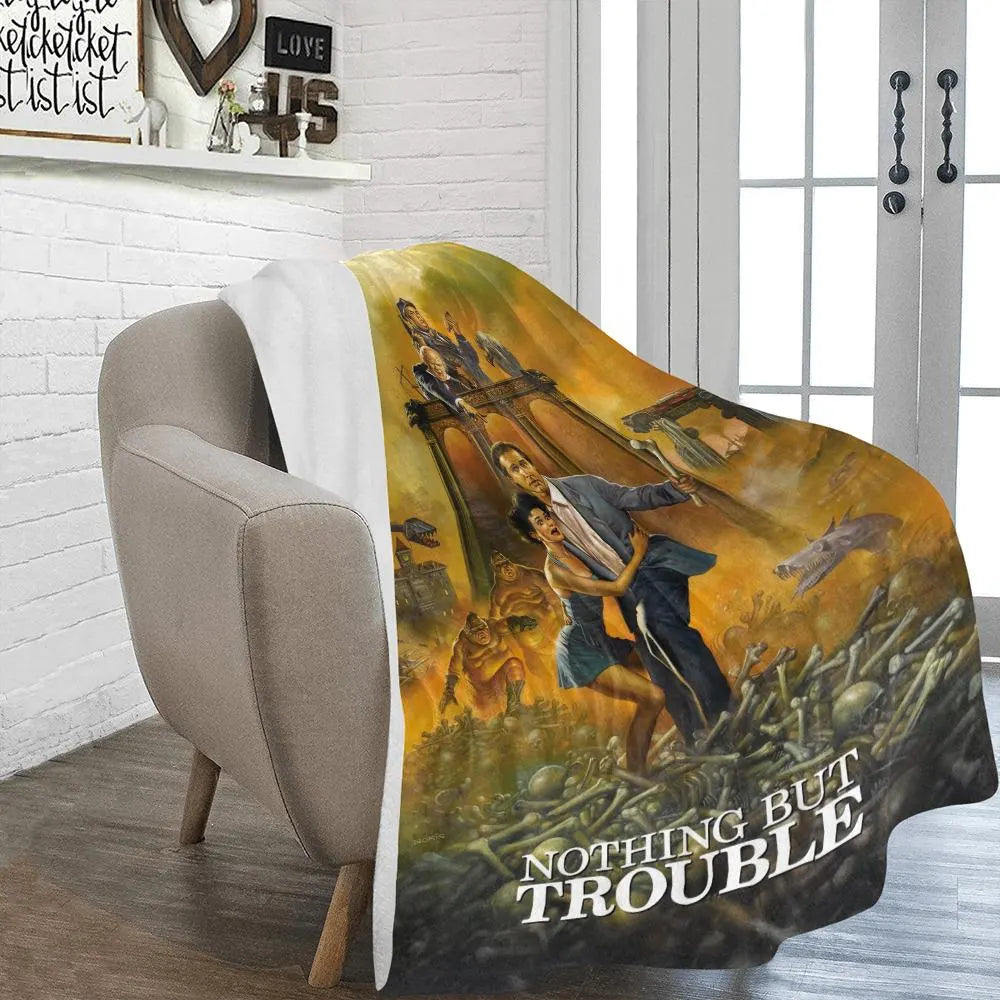 Nothing But Trouble 1991 Blanket Vintage Style & Valkenvania Comfort