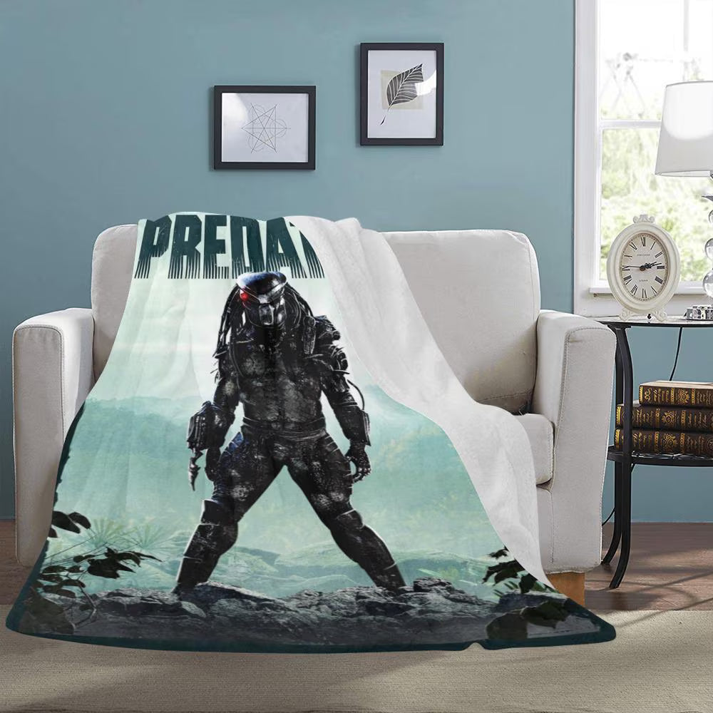 Predator 1987 Film Vintage Style Ultra-Soft Micro Fleece Blanket