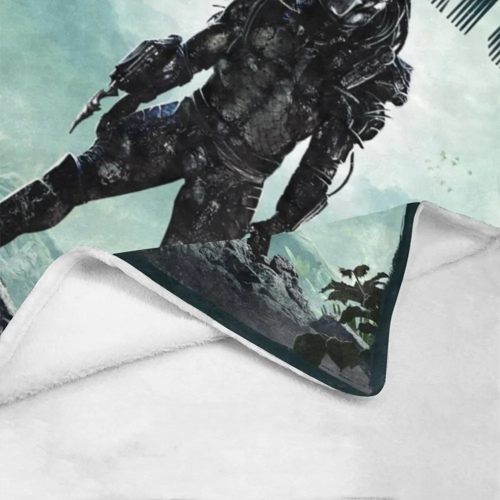 Predator 1987 Film Vintage Style Ultra-Soft Micro Fleece Blanket