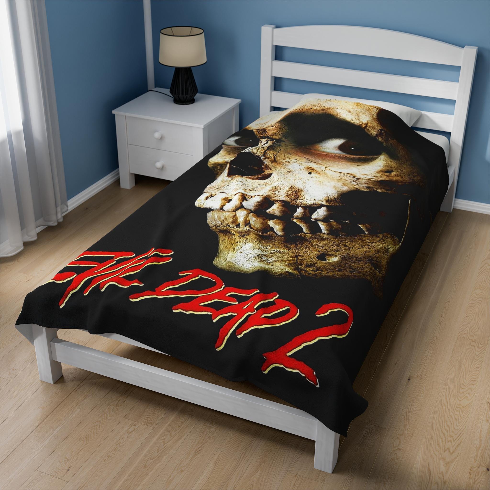 Evil Dead II 1987 Blanket Vintage Style & Deadite-Defying Comfort