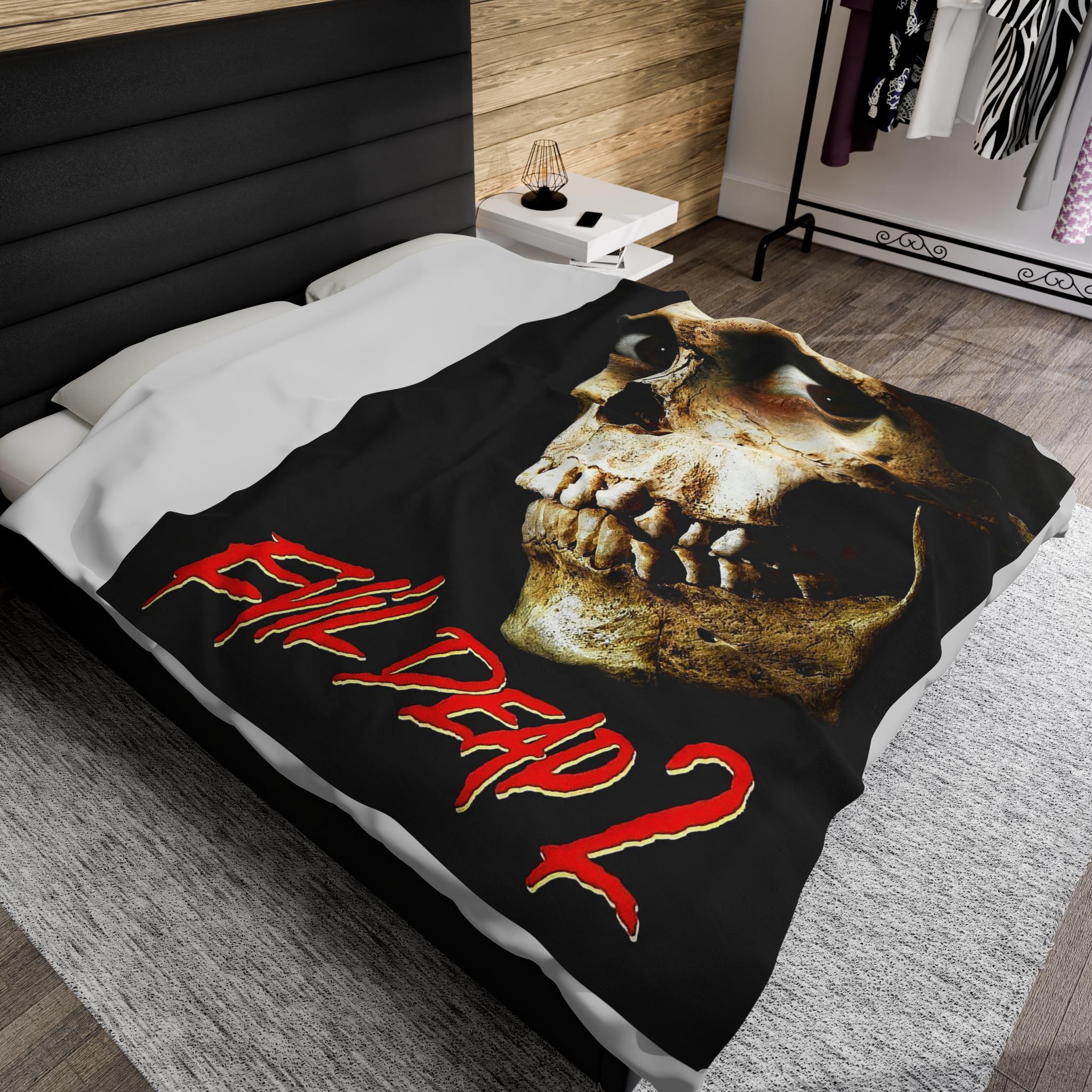 Evil Dead II 1987 Blanket Vintage Style & Deadite-Defying Comfort
