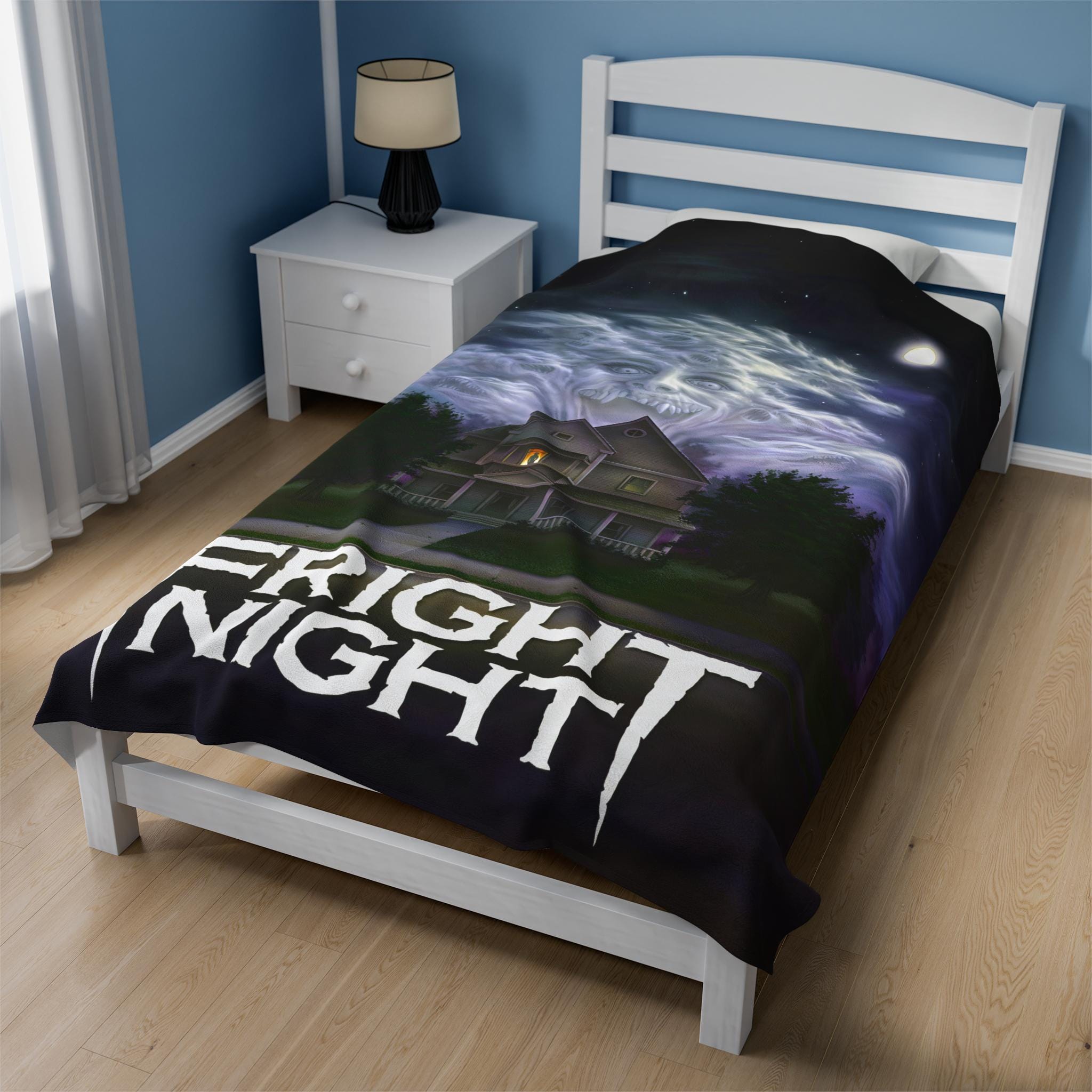 Fright Night 1985 Film Vintage Style Ultra-Soft Micro Fleece Blanket