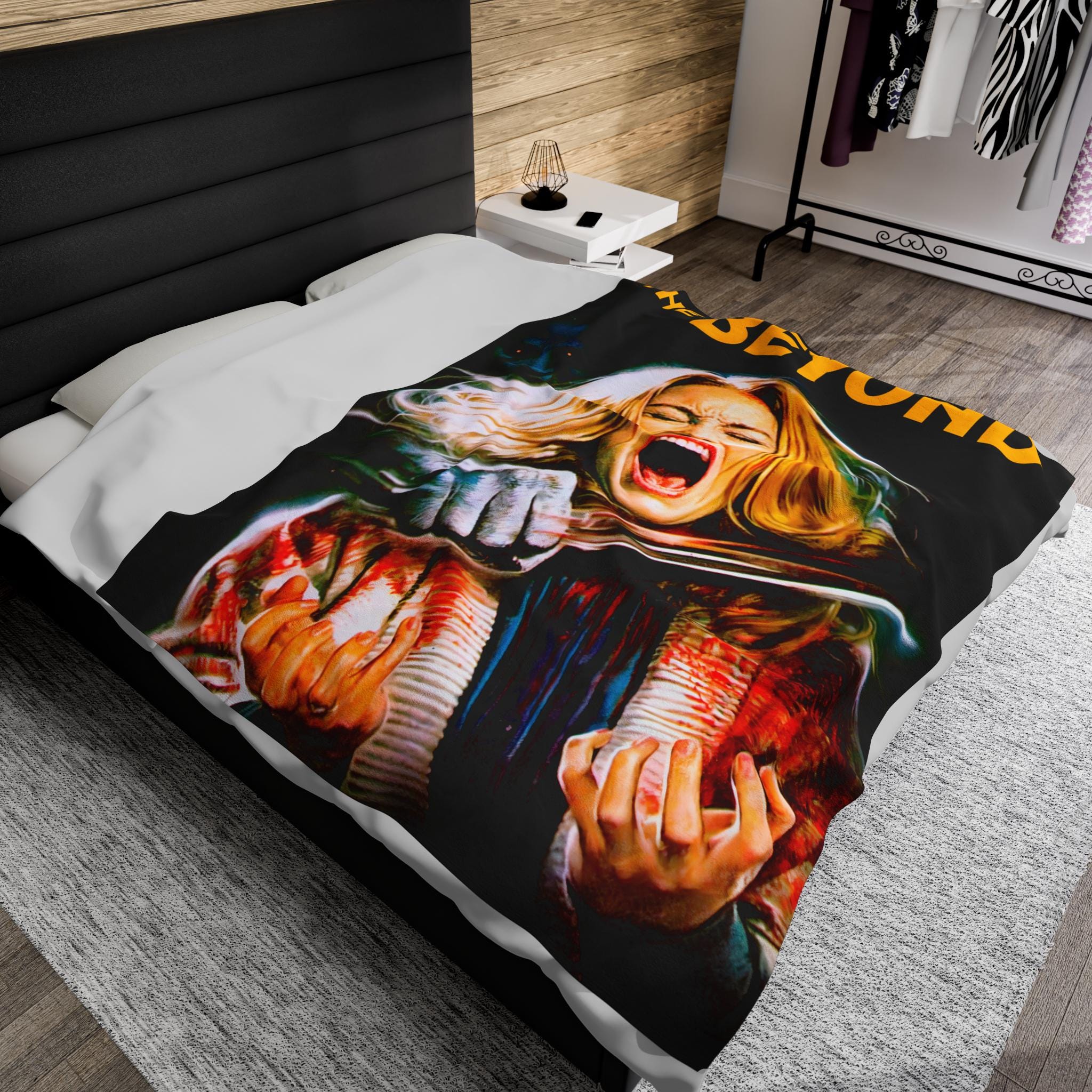 The Beyond 1981 Blanket Vintage Style & Seven Doors of Death Comfort