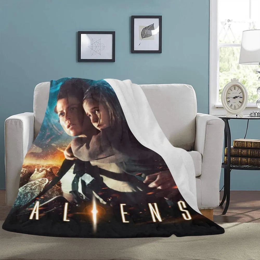 Aliens 1986 Film Vintage Style Ultra-Soft Micro Fleece Blanket
