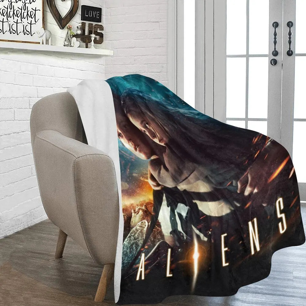 Aliens 1986 Film Vintage Style Ultra-Soft Micro Fleece Blanket