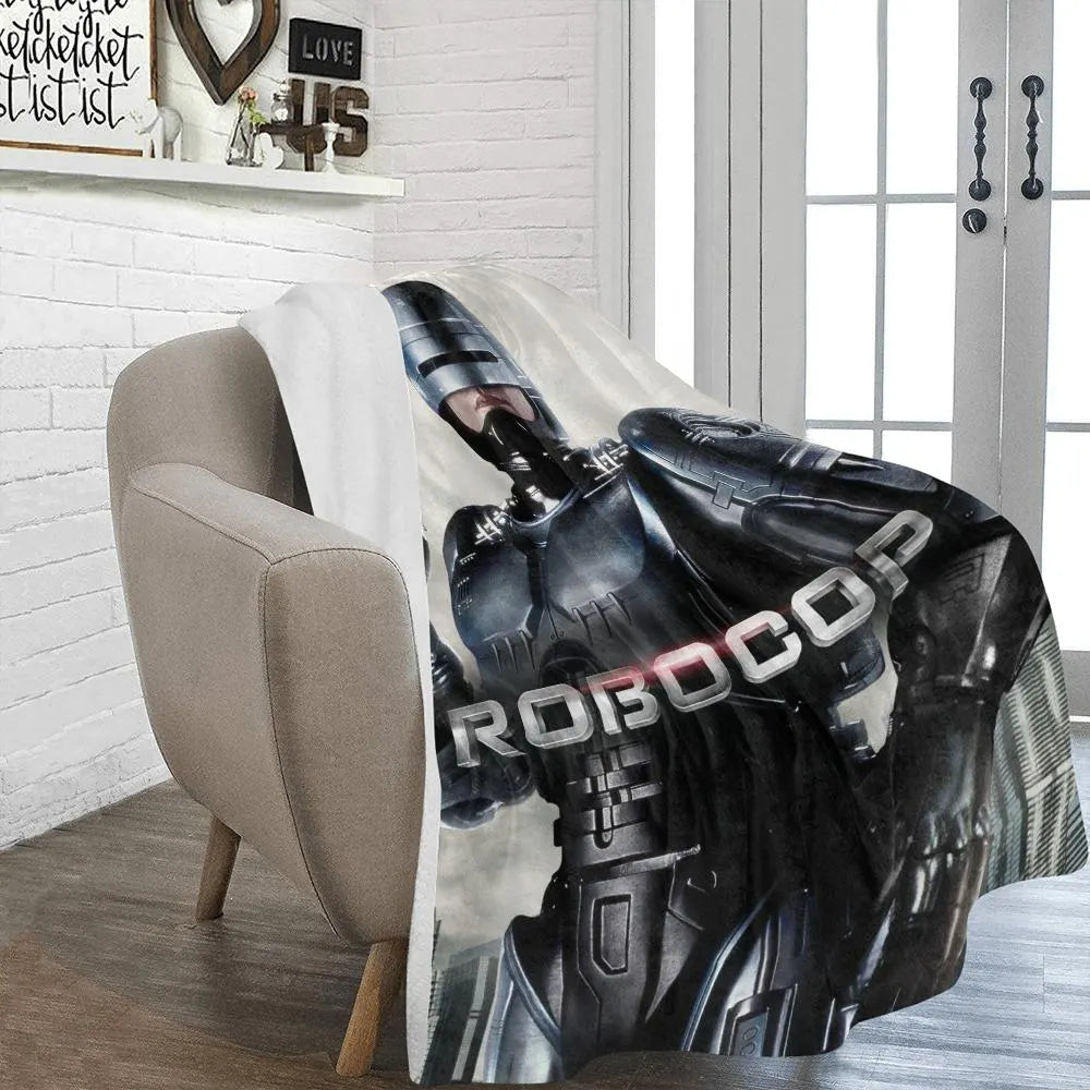 Robocop 1987 Film Vintage Style Ultra-Soft Micro Fleece Blanket