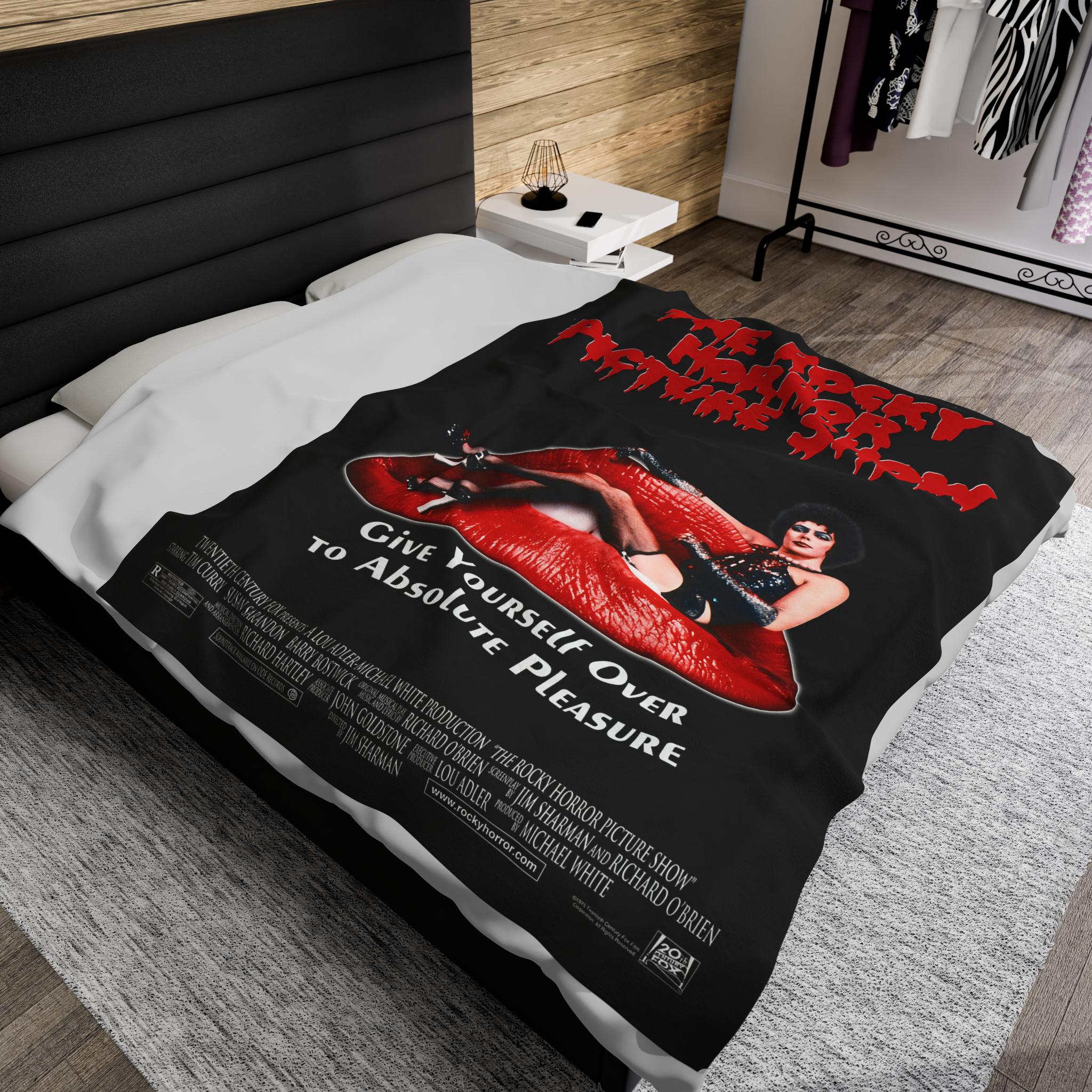 The Rocky Horror Picture Show 1975 Blanket Vintage Style & Absolute Pleasure Comfort