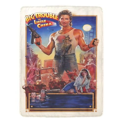 Big Trouble in Little China 1986 Film Vintage Style Ultra-Soft Micro Fleece Blanket