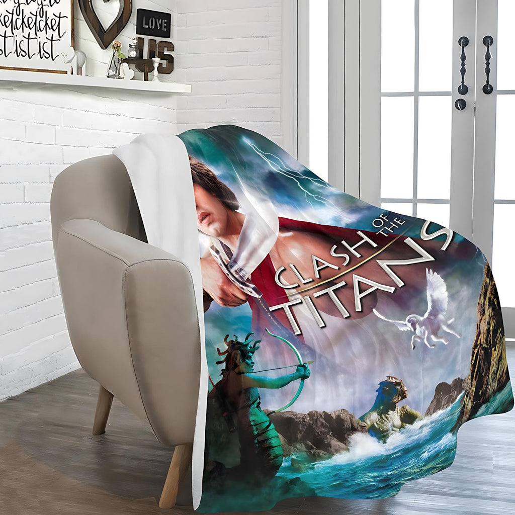 Clash of the Titans 1981 Film Blanket Vintage Style & Mythic Comfort