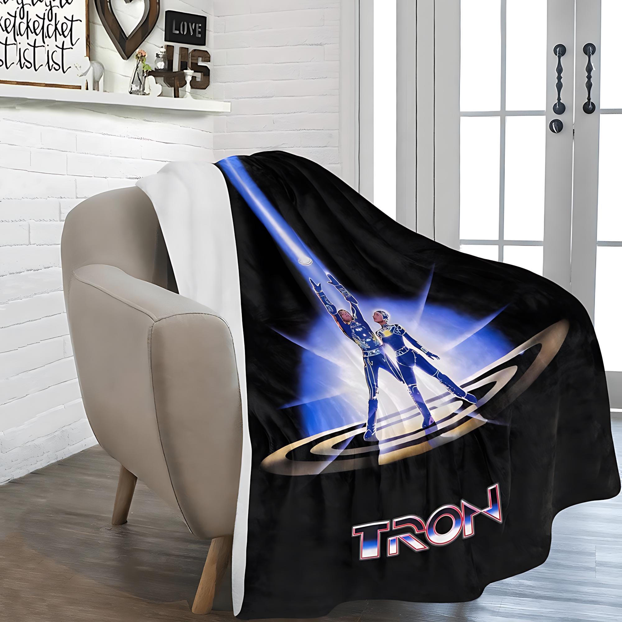 Tron 1982 Film Vintage Style Ultra-Soft Micro Fleece Blanket