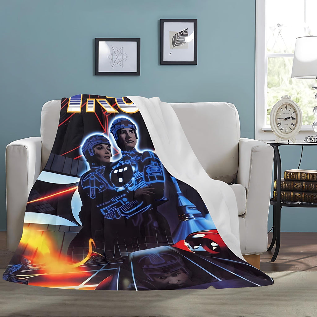 Tron 1982 Film Vintage Style Ultra-Soft Micro Fleece Blanket