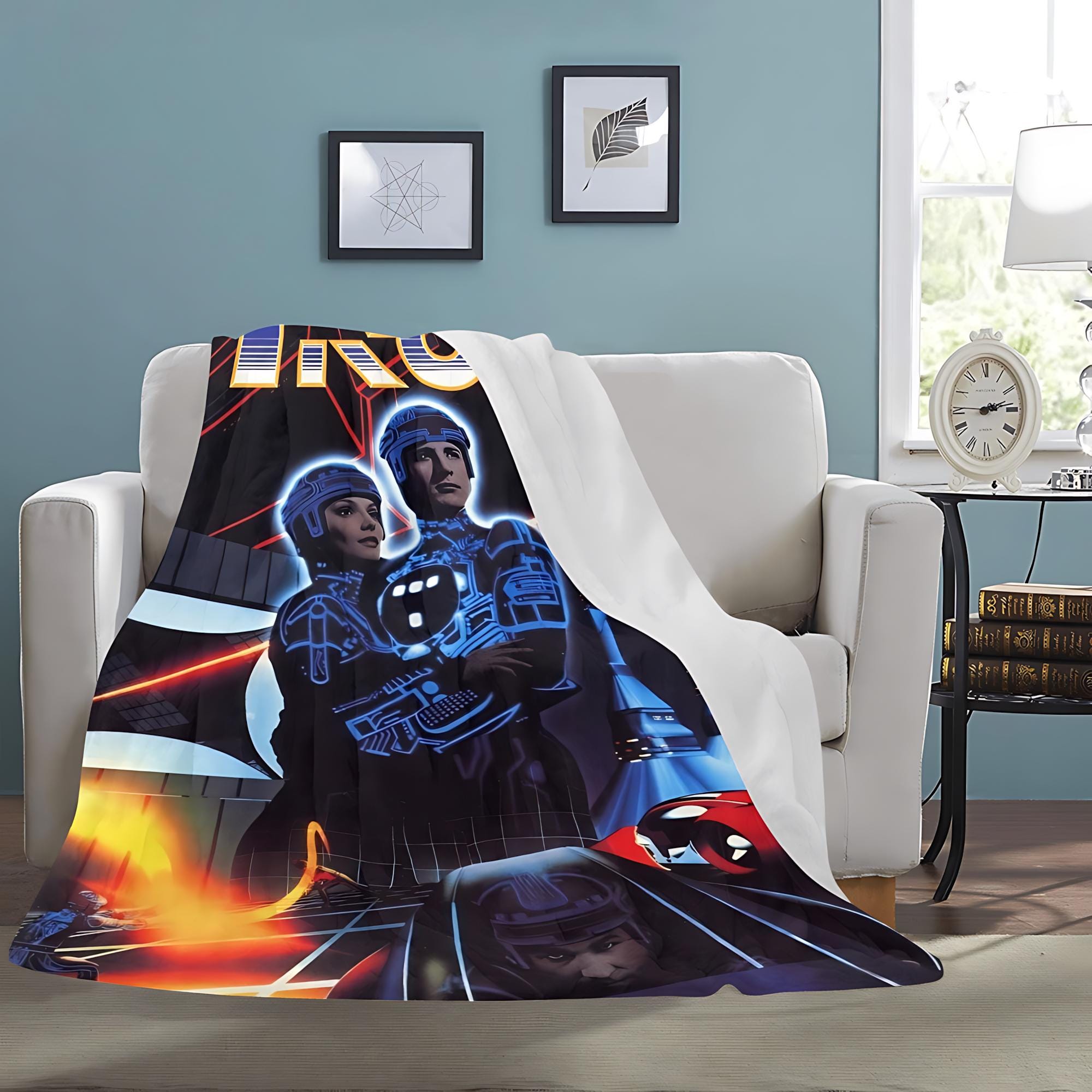 Tron 1982 Film Vintage Style Ultra-Soft Micro Fleece Blanket