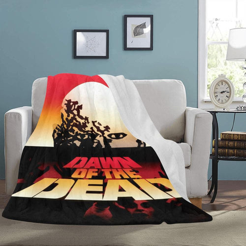 Dawn of the Dead 1978 Film Vintage Style Ultra-Soft Micro Fleece Blanket