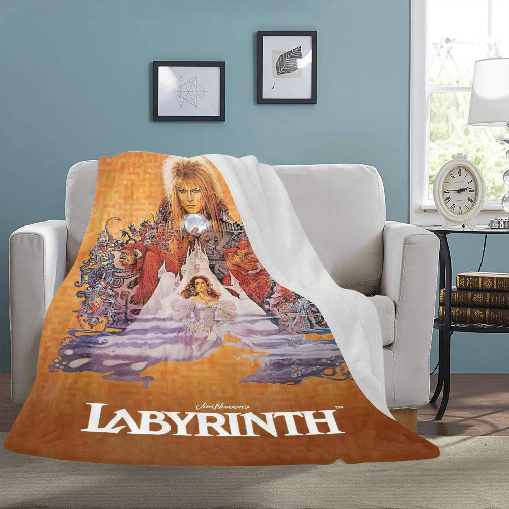 Labyrinth 1986 Film Vintage Style Ultra-Soft Micro Fleece Blanket