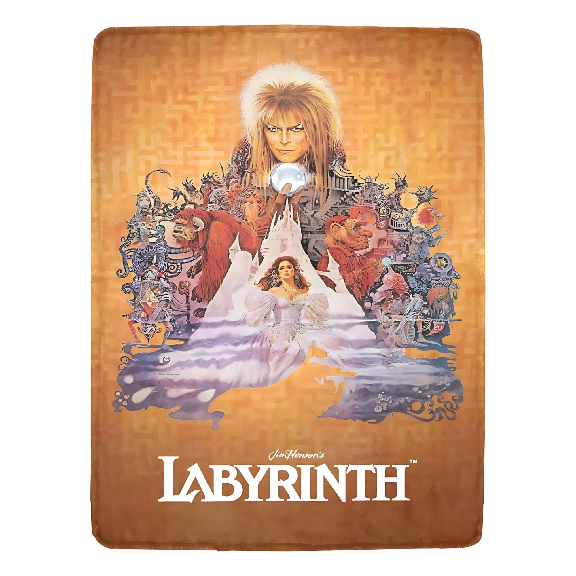 Labyrinth 1986 Film Vintage Style Ultra-Soft Micro Fleece Blanket