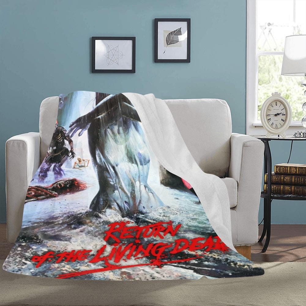 Return of the Living Dead 1985 Blanket Vintage Style & Send More Paramedics Comfort