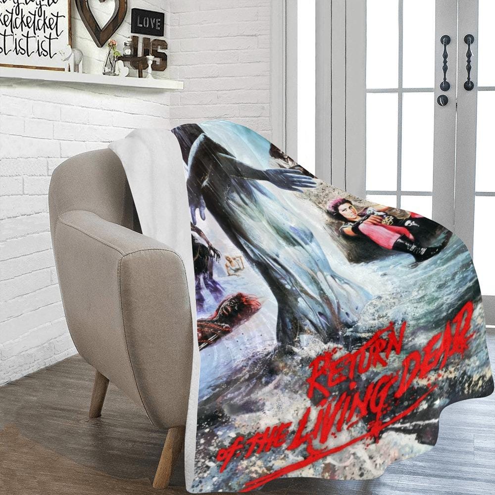Return of the Living Dead 1985 Blanket Vintage Style & Send More Paramedics Comfort
