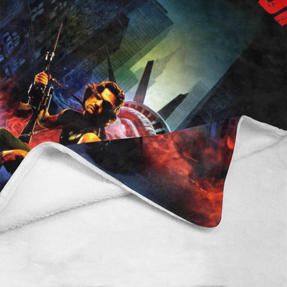 Escape From New York 1981 Blanket Vintage Style & Manhattan Prison Comfort