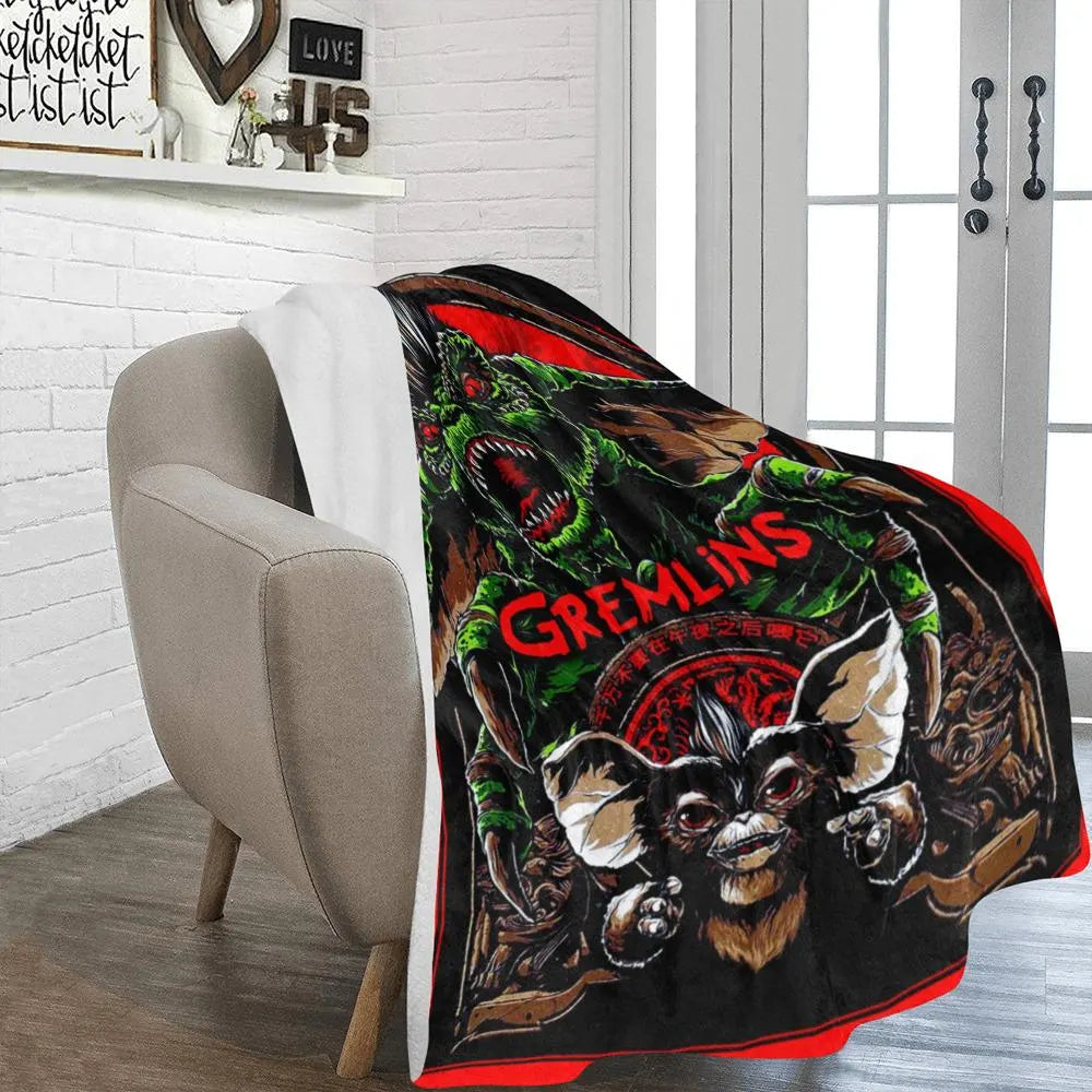 Gremlins 1984 Film Vintage Style Ultra-Soft Micro Fleece Blanket