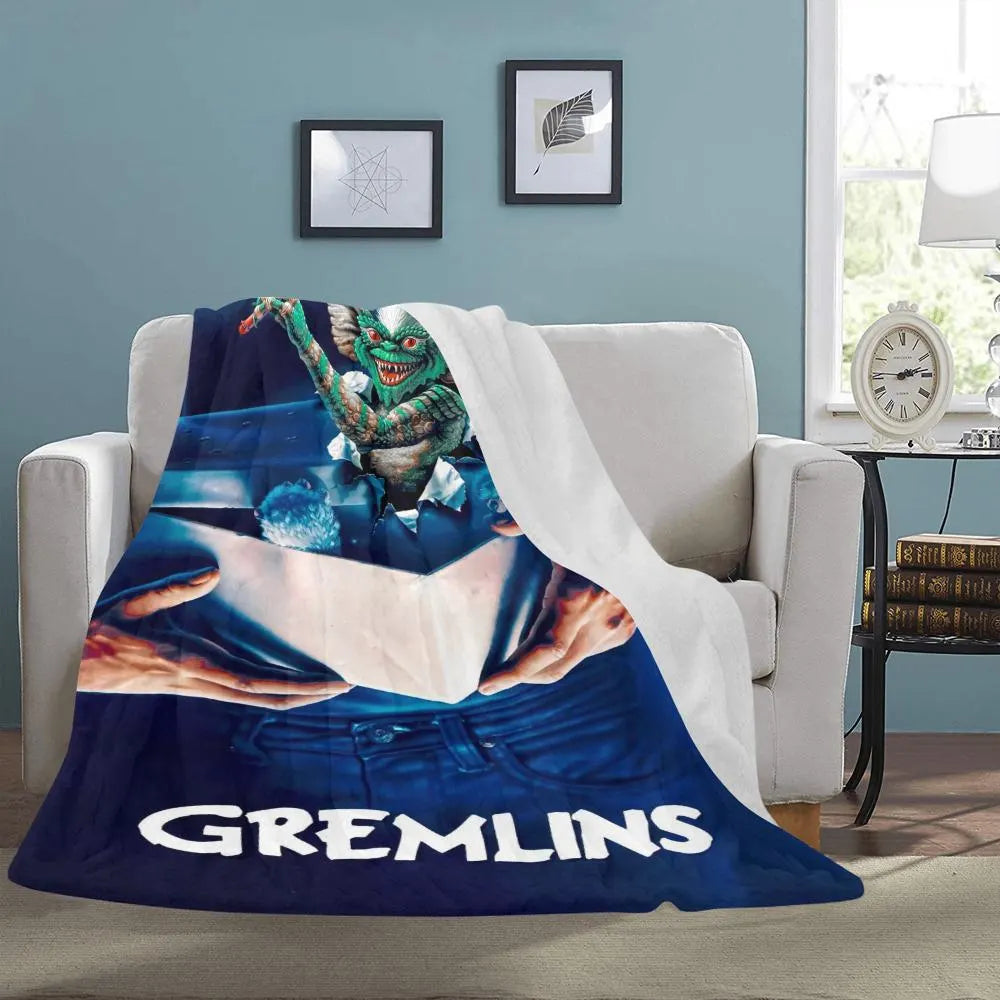 Gremlins 1984 Film Vintage Style Ultra-Soft Micro Fleece Blanket