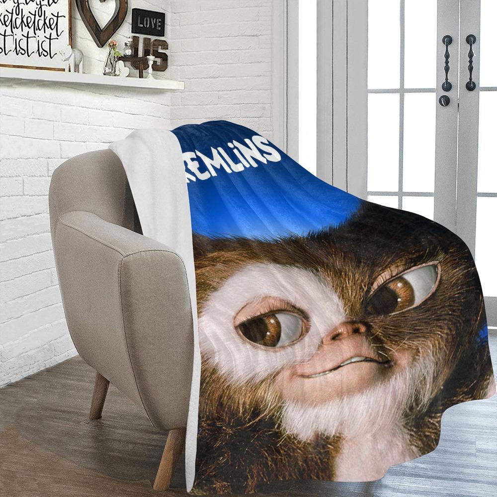Gremlins Gizmo Blanket Vintage Style & Mogwai Comfort