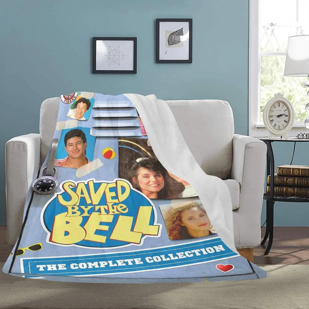 Saved By The Bell Blanket Retro Style & Bayside High Comfort