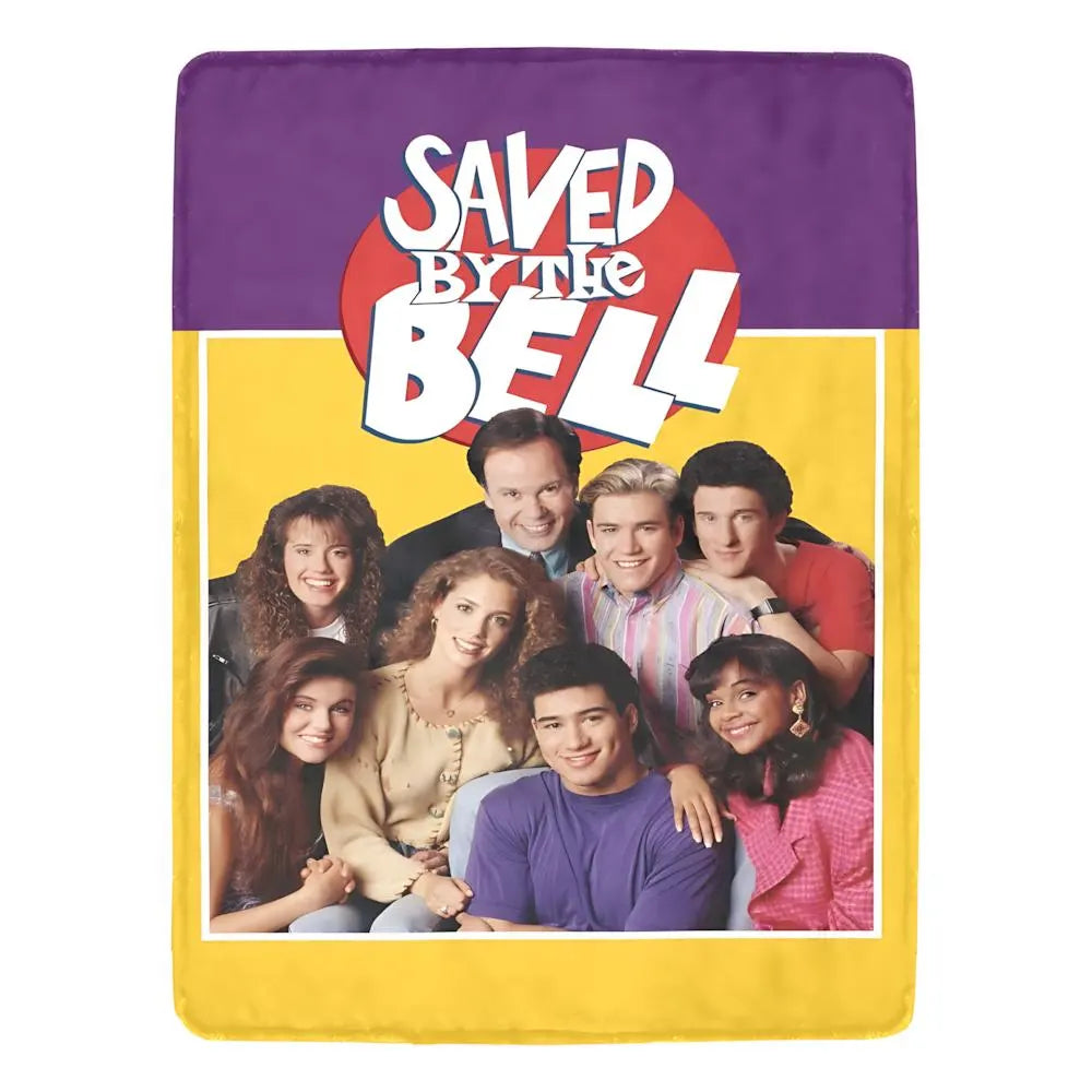 Saved By The Bell Blanket Retro Style & Bayside High Comfort
