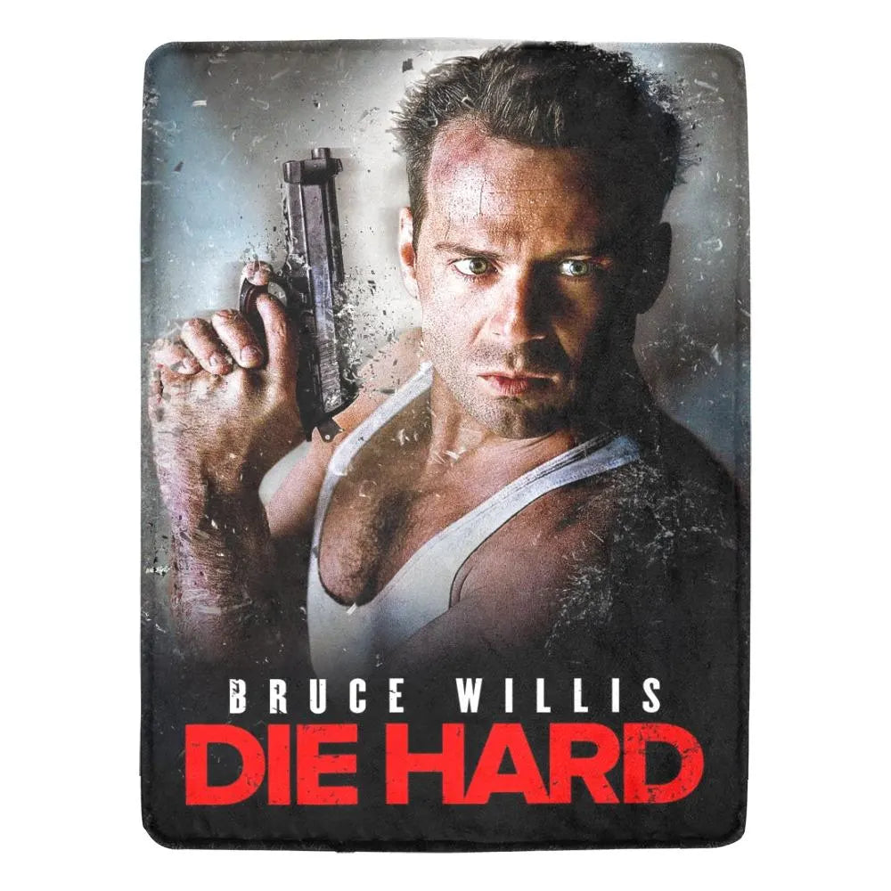 Die Hard 1988 Blanket Vintage Style & Nakatomi Plaza Comfort