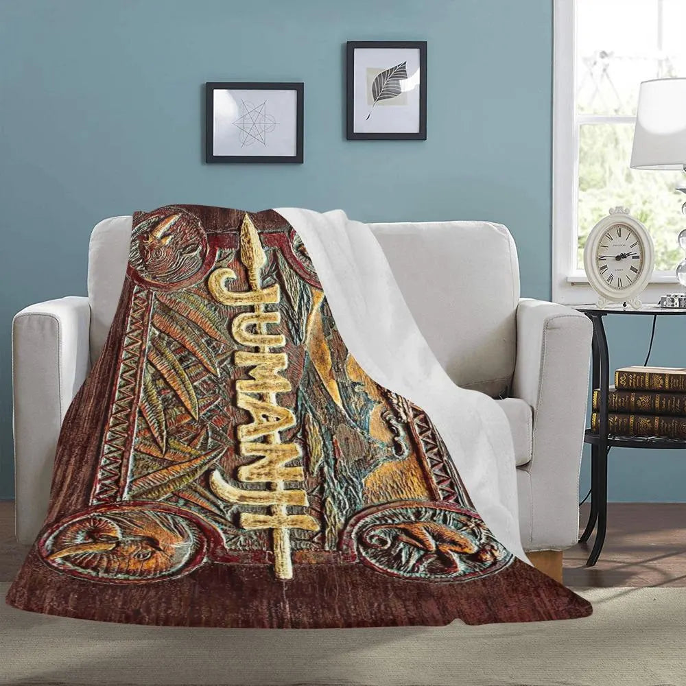 Jumanji Board Game Blanket Vintage 90s Style & Jungle Comfort