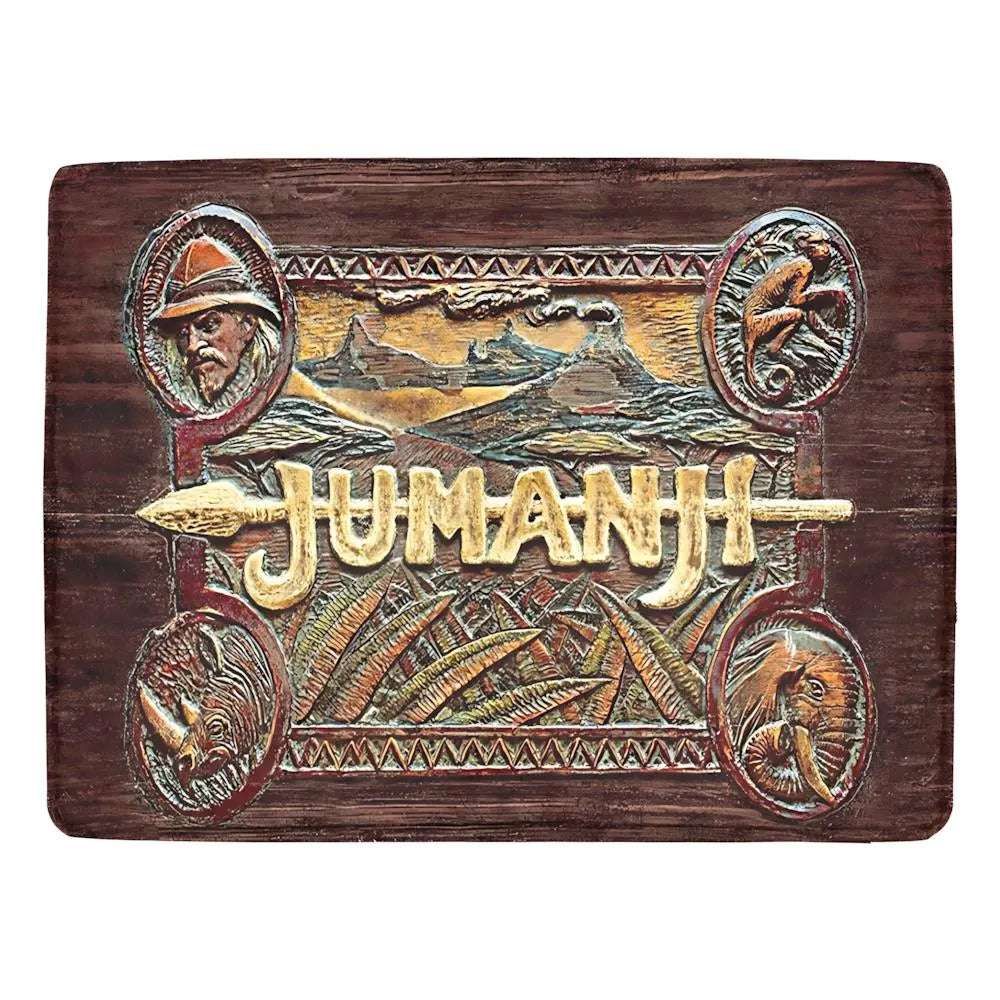 Jumanji Board Game Blanket Vintage 90s Style & Jungle Comfort